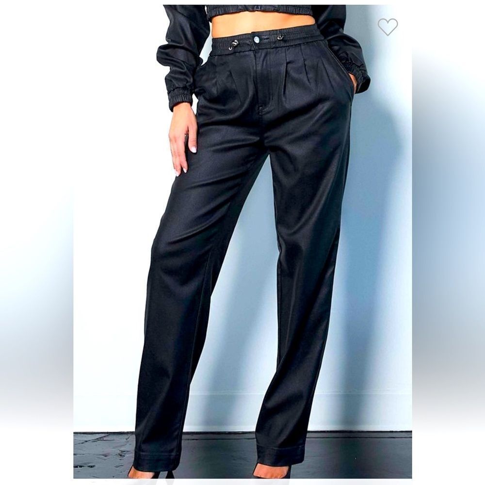 NWT VBRT Edgy Black Women's Pants Sz L